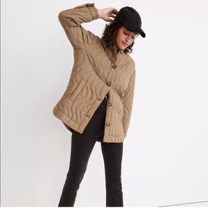 Madewell Quilted Belrose Shirt-Jacket